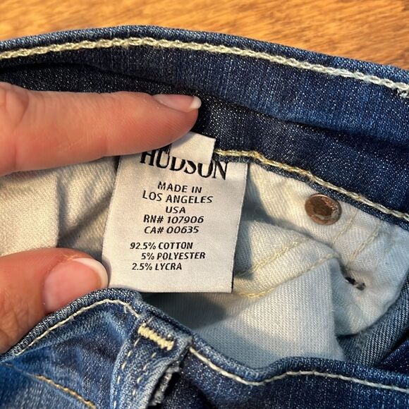 Hudson Jeans Skinny Distressed Denim - Picture 5 of 8